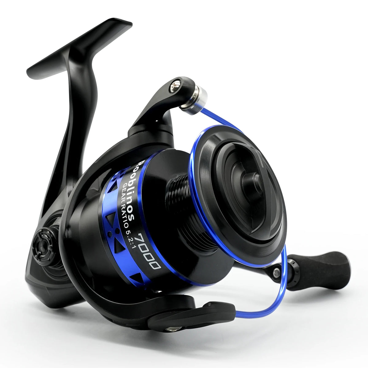 Rooblinos EASTING 5.2:1 Left-handed Spinning Reel Suitable for Fishing in Rivers and Lakes 800-7000 Series