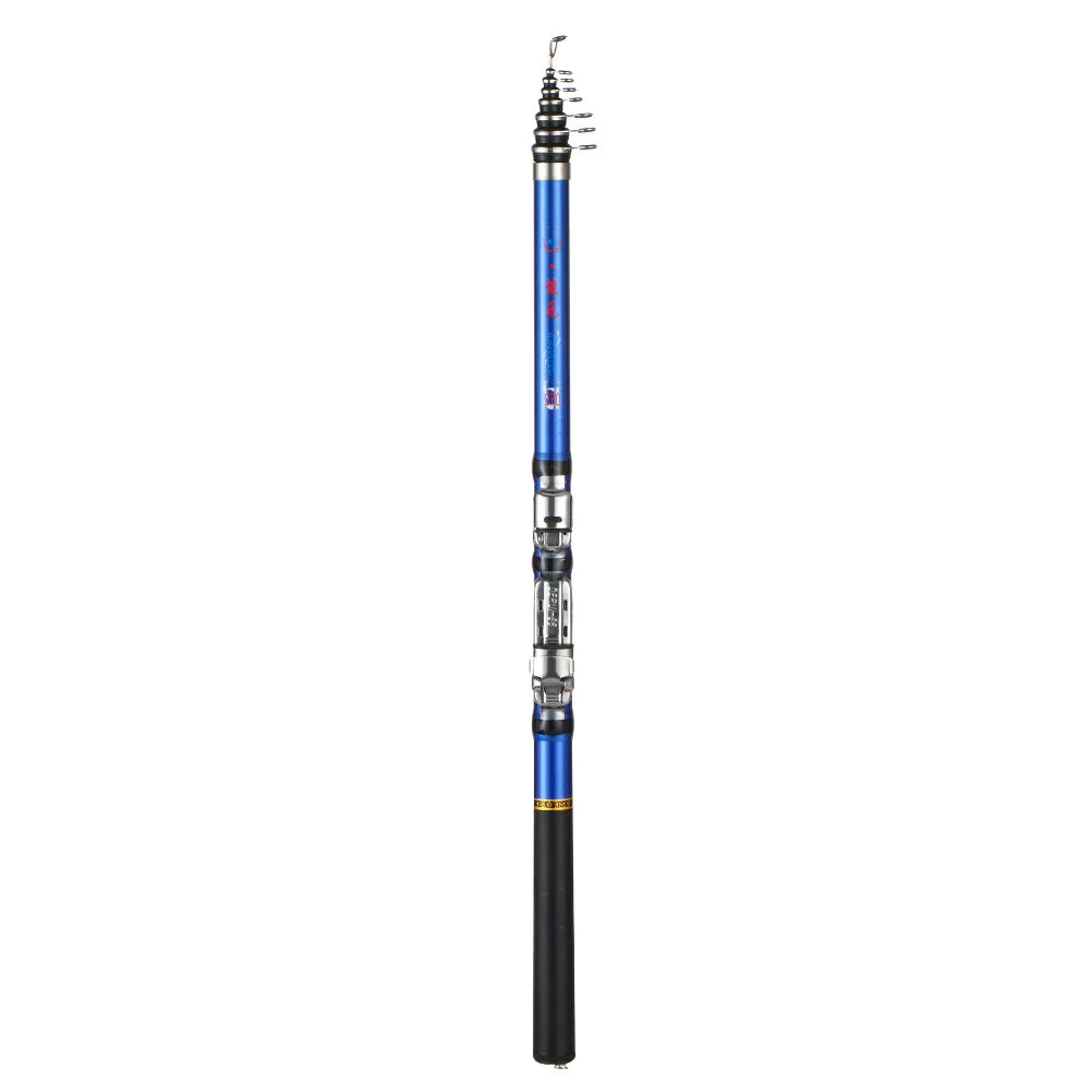 Carbon Material Sea Pole Fishing Rod Quality Telescopic fishing rod Quality Spinning Rods 1.5m,1.8m 2.1m 2.4m 2.7m 3m