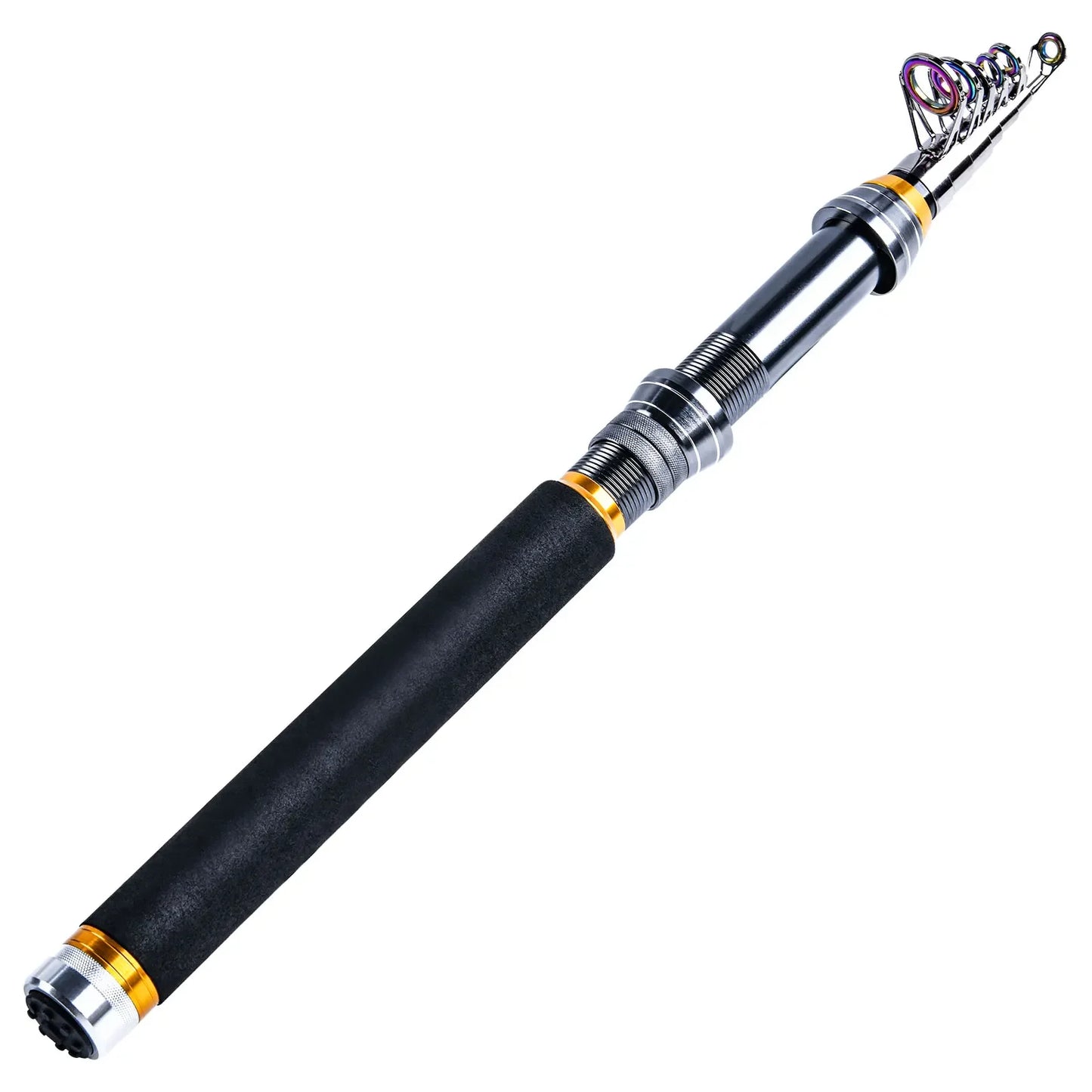 Goture Fishing Rod Full Kits 1.8M 2.1M 2.4M 2.7M Telescopic Sea Pole and Spinning Reel Baits Set Tackle Travel Fishing Bag