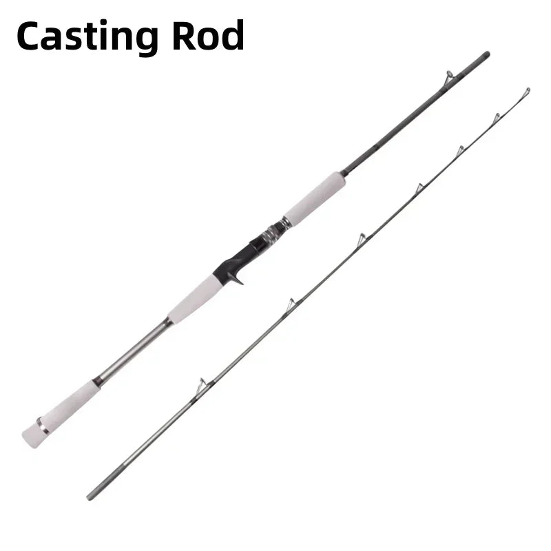 Mavllos RaptorII Tuna Jigging Fishing Rod ,Lure 80-250 Line 20-50Lb Carbon Tip Ultralight Boat Fishing Rod Casting Spinning Rods