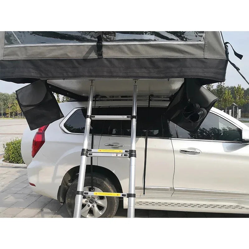 Outdoor Waterproof 4X4 Camping Rooftop Tent Foldable With Skylight Roof Tents For Vehicle