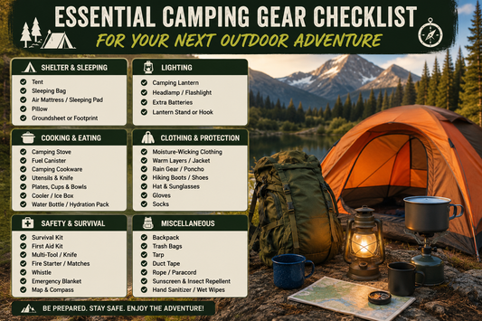 Essential Camping Gear Checklist for Your Next Outdoor Adventure