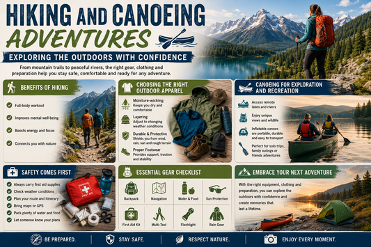 Hiking and Canoeing Adventures: Exploring the Outdoors with Confidence