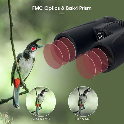 Svbony SV202 8X32/8x42/10x42/10X50 ED Binoculars IPX7 Magnesium Alloy Body long range Binoculars BAK4 for Bird Watching Camping