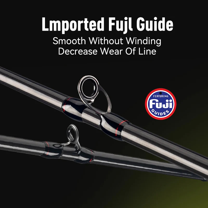 LEYDUN Kizaru 170MH/H Fishing Rods FUJI Guide Ultra light Tianium Tip Cuttlefish Squid Boat Fishing Casting Rod