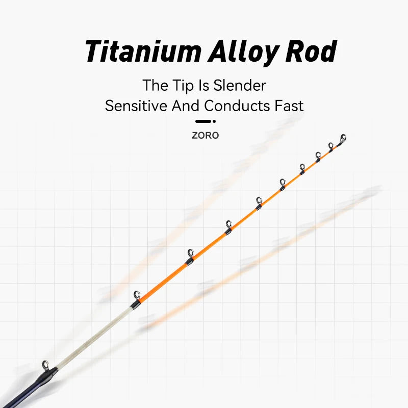 LEYDUN ZORO Light Fishing Rods 145M/H 58g/55g 175H 63g Tianium Tip Cuttlefish leydun  Casting Rod Squid Boat webfooted