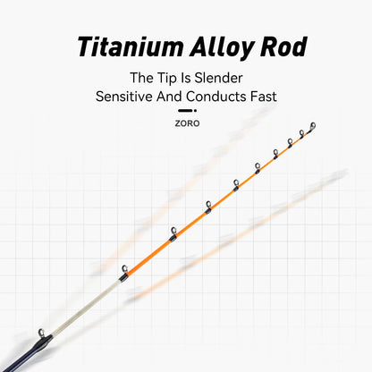 LEYDUN ZORO Super Light Fishing Rods 145cm 58g Tianium Tip Cuttlefish  Fishing Casting Rod Squid Boat Fishing