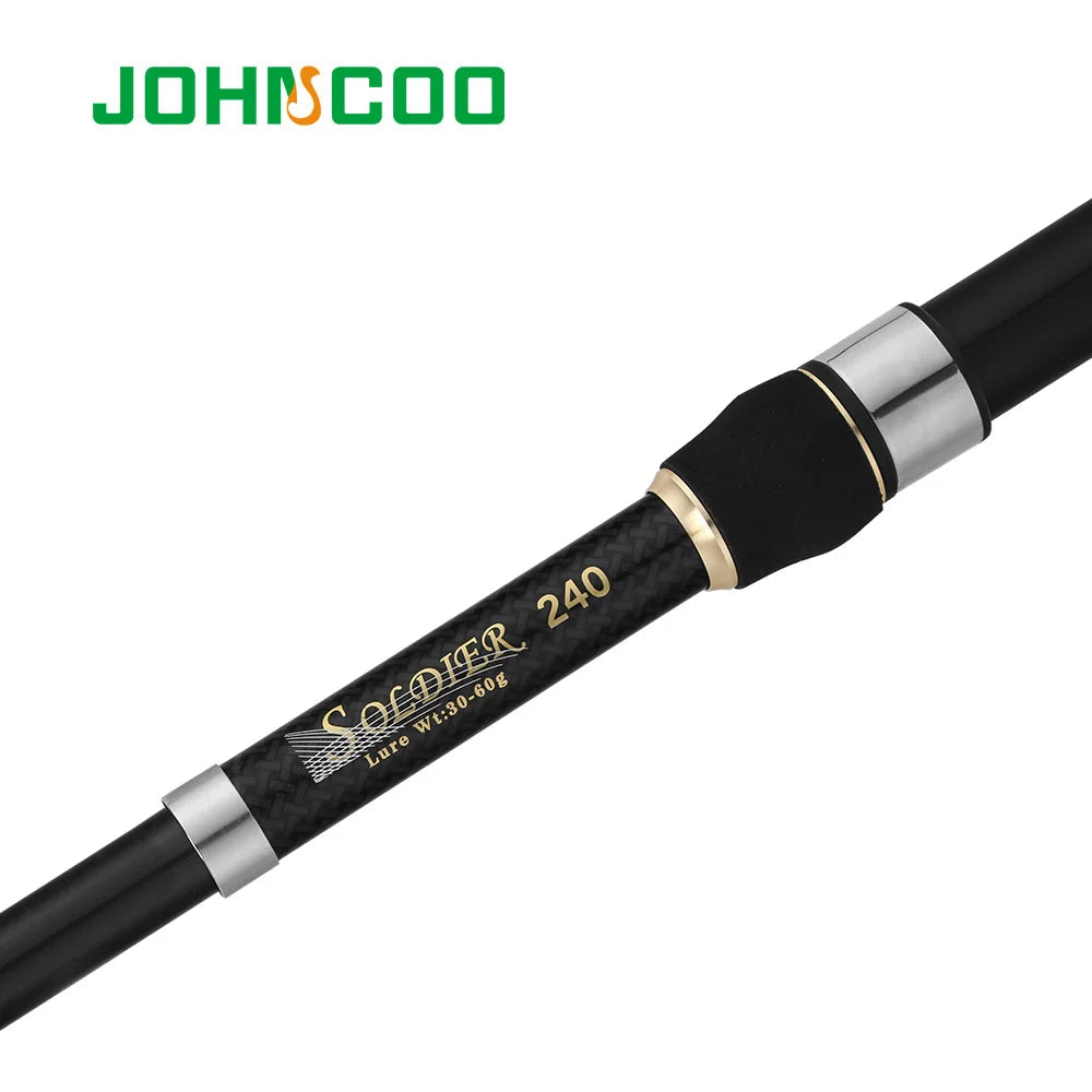 Super Strong Saltwater Telescopic Fishing Rod 1.8 2.1 2.4 2.7 Spinning Rod Fiber Fishing Pole Travel Rod