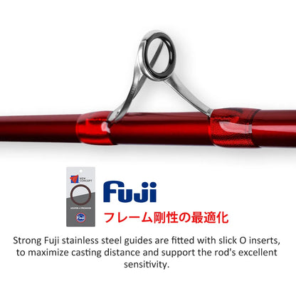 NOEBY Surf Fishing Rod 397BX 428BX 100-260g 3 Section Fuji Parts Japan Carbon Rockfishing Spinning Rod for Sea Surfcasting Rods