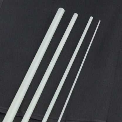 Fiberglass  Fly Rod Blank Transparent White And Blue Color Rod Building DIY Private Custom Material NooNRoo