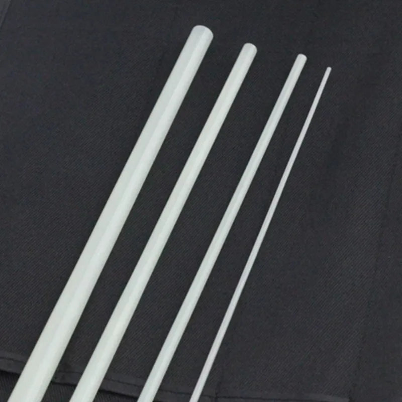 Fiberglass  Fly Rod Blank Transparent White And Blue Color Rod Building DIY Private Custom Material NooNRoo