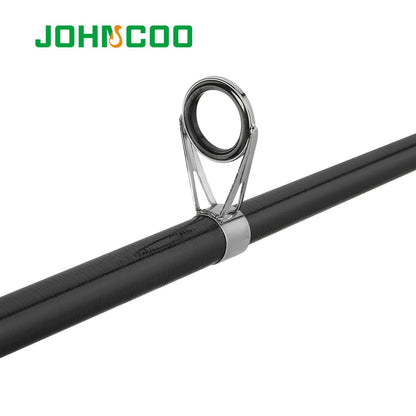 Super Strong Saltwater Telescopic Fishing Rod 1.8 2.1 2.4 2.7 Spinning Rod Fiber Fishing Pole Travel Rod