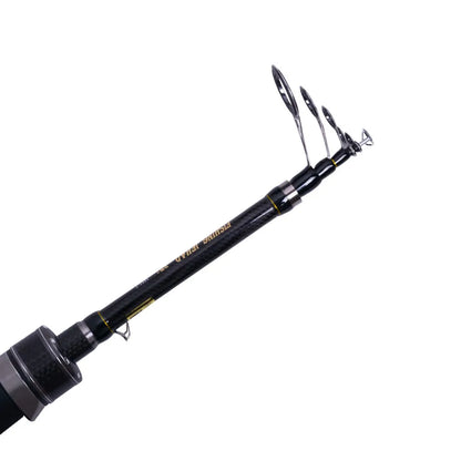 Travel Fishing Rod 1.25 m 1.5 m  Telescopic Fishing Rod 2-7 g Lure Weight Ultralight Carbon Spinning Rod Trout Fishing Set