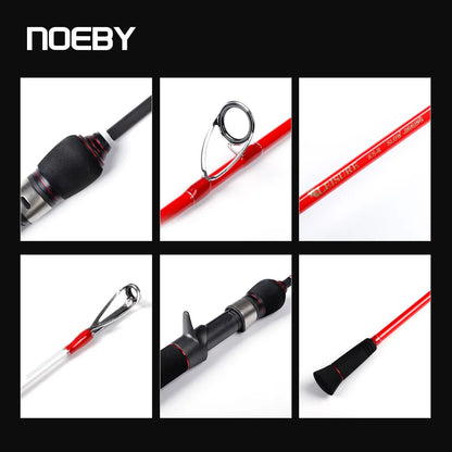 Noeby Slow Jigging Fishing Rod 1.68m 1.83m 2 Section Spinning Casting Rod Lure 300g Boat Carbon Fiber Saltwater Fishing Rod