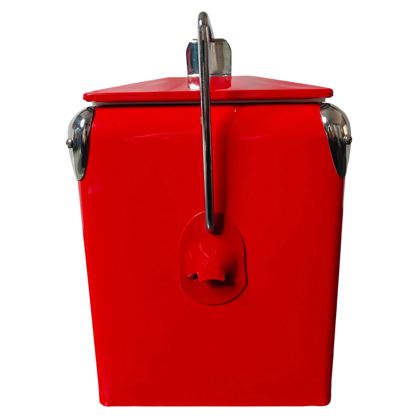 Vintage Iron Coca Ice Chest Beverage Cooler Bottle Opener 14QT Portable Cooler with Handle for Camping Beach RV BBQ Fishing