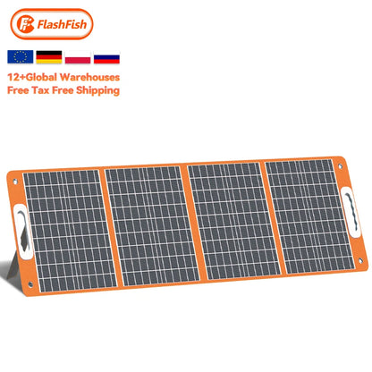 Free Shipping USA Warehouse Dropshipping Fast Charge 5V 18V 100W Foldable Folding Portable Solar Panel for Camping