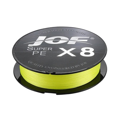 JOF 150M-500M 8 Strand Braided Outdoor Fishing Line Sea Fishing Ice Fishing River Fishing Rock Fishing Fishing Gear 20-100LB  X8