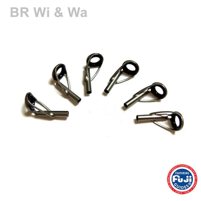 BR Wi&Wa   Fuji  CCFOT tip top guide Both for salt water spinning & casting rod 3pcs