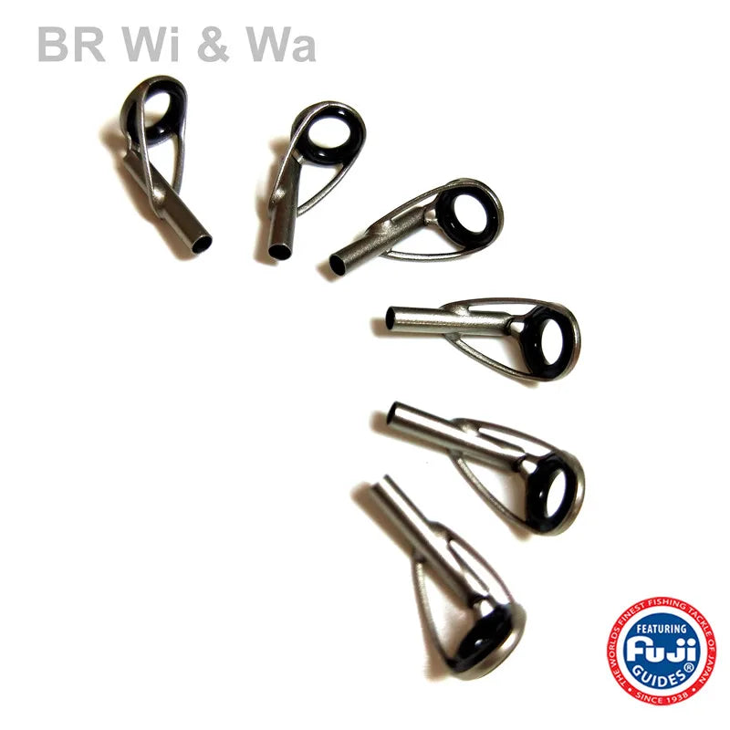 BR Wi&Wa   Fuji  CCFOT tip top guide Both for salt water spinning & casting rod 3pcs