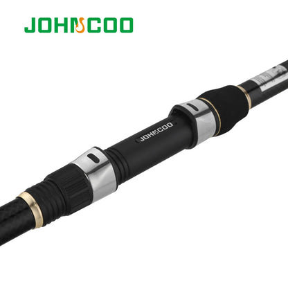 Super Strong Saltwater Telescopic Fishing Rod 1.8 2.1 2.4 2.7 Spinning Rod Fiber Fishing Pole Travel Rod