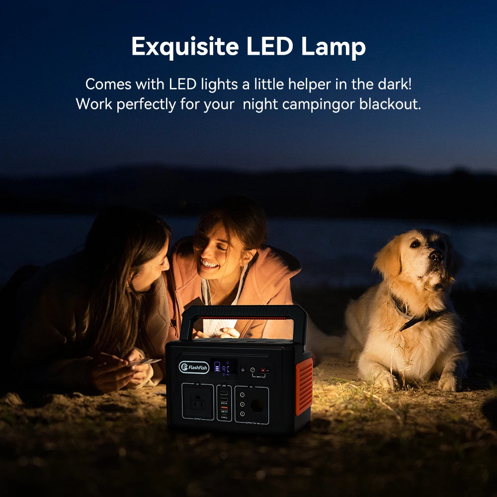 400W Power Storage Camping Battery All in One Charger Batterie Solaire Solargenerator Back up Backup Portable Solar Generator