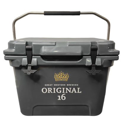 20 Liter Gray Classic Rotational Molding Portable Cooler Box Travel Party Ceremony Camping Fishing Sports Medical Household