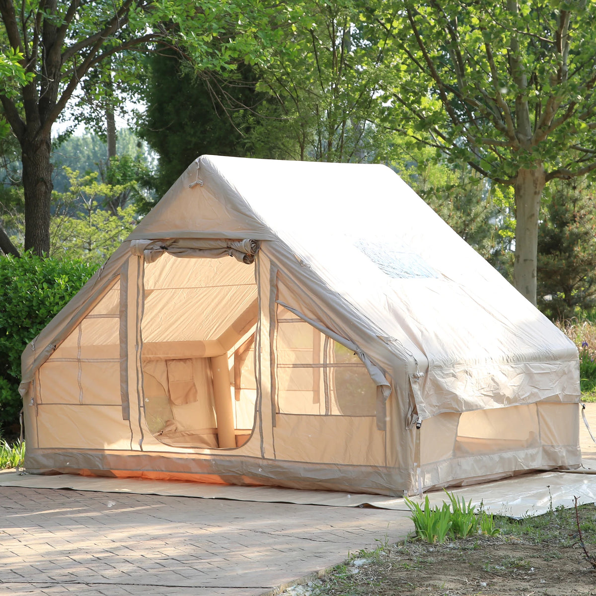 Outdoor Travel Automatic Camping Inflatable Tent Oxford Cloth Wilderness Camping Outdoor Popular Campsite