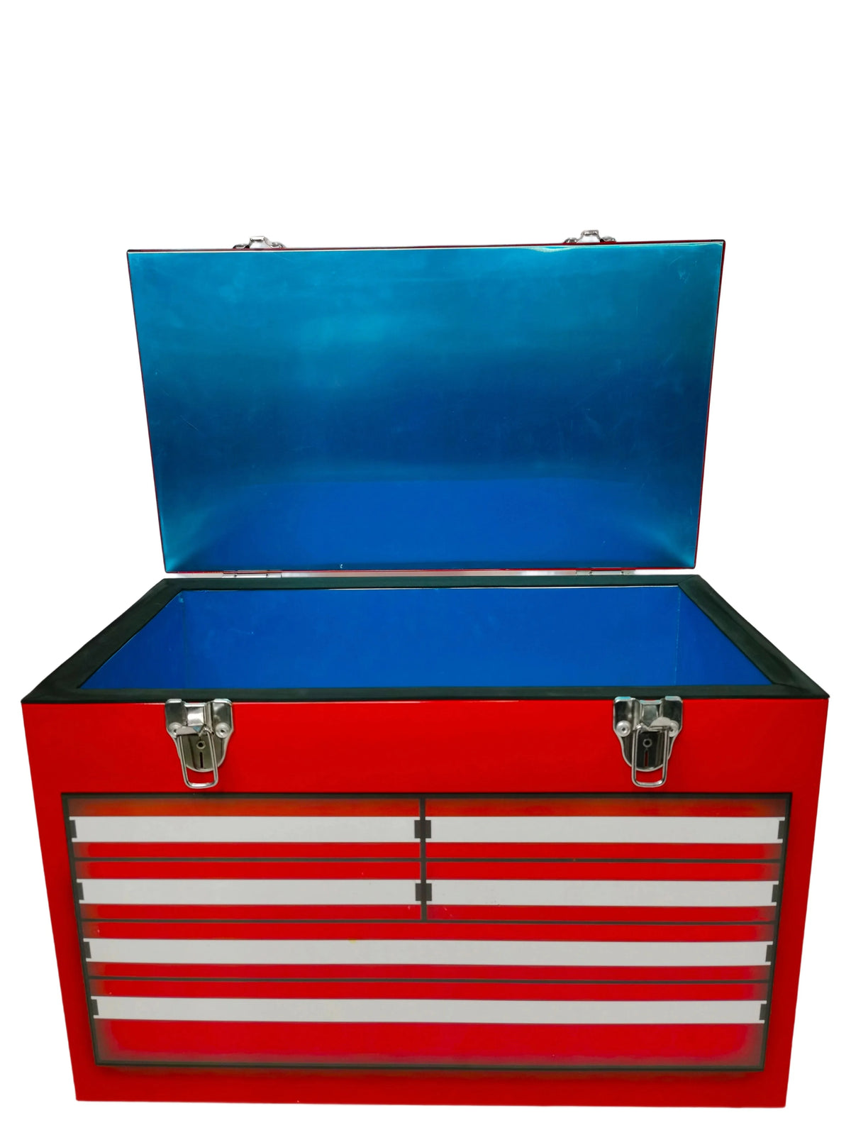 20 Liter Red Metal Cooler Box for Camping Travelling Fishing BBQ RV Outdooruse-New Design Beverage Tubs for Beers Drinks