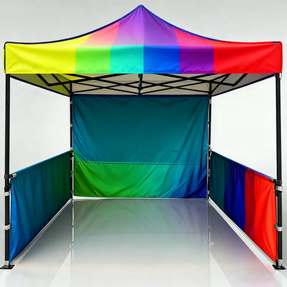 Custom Outdoor Square Tent 10x10 Waterproof Advertising Tent with Logo Printing Ideal for Trade Shows and Camping Events