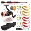 Topline Tackle Good Quality Saltwater Spinning Rod With Great Price Flexible Ice Fishing Rod and Reel Set