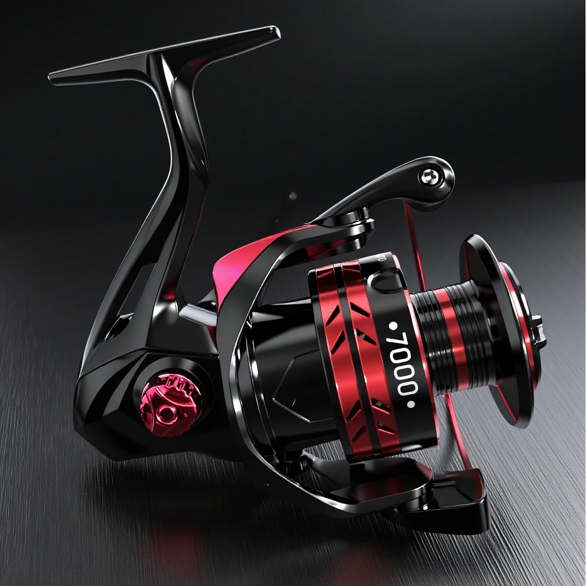 Roblinos RYG-E Left Hand Spinning Reel 4.8:1 Gear Ratio 140g Plastic Anti-Reverse Line Twist Prevention Trolling Fishing