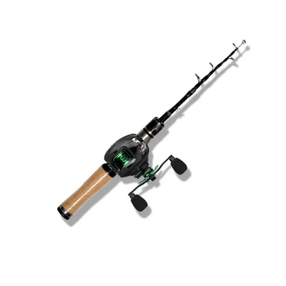 Travel Fishing Rod 1.25 m 1.5 m  Telescopic Fishing Rod 2-7 g Lure Weight Ultralight Carbon Spinning Rod Trout Fishing Set