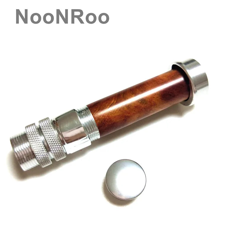 NooNRoo Wood Fly Rod Reel Seat, Fishing Rod Repair Reel Seat -Rod Building Components, DIY, 19.2g