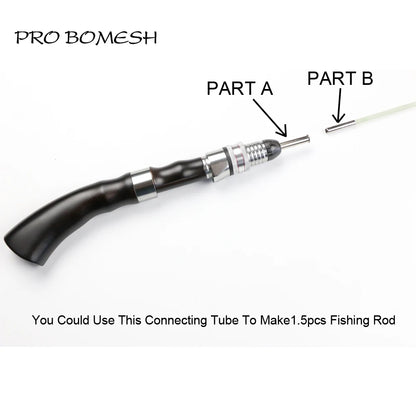Pro Bomesh 5pcs/lot Fishing Rod Connecting Tube Fishing Rod Building Component Repair Fishing Pole DIY Accessory