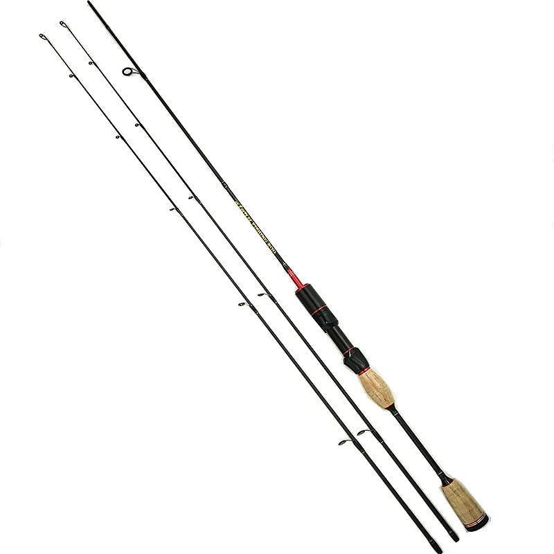 Fire Maple 602UL power 1.8m 5.9feet fishing rod thin spinning rods super light red woman rod weight 90g carbon 2 sections 2 tips