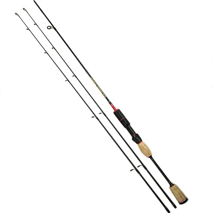 Fire Maple 602UL power 1.8m 5.9feet fishing rod thin spinning rods super light red woman rod weight 90g carbon 2 sections 2 tips