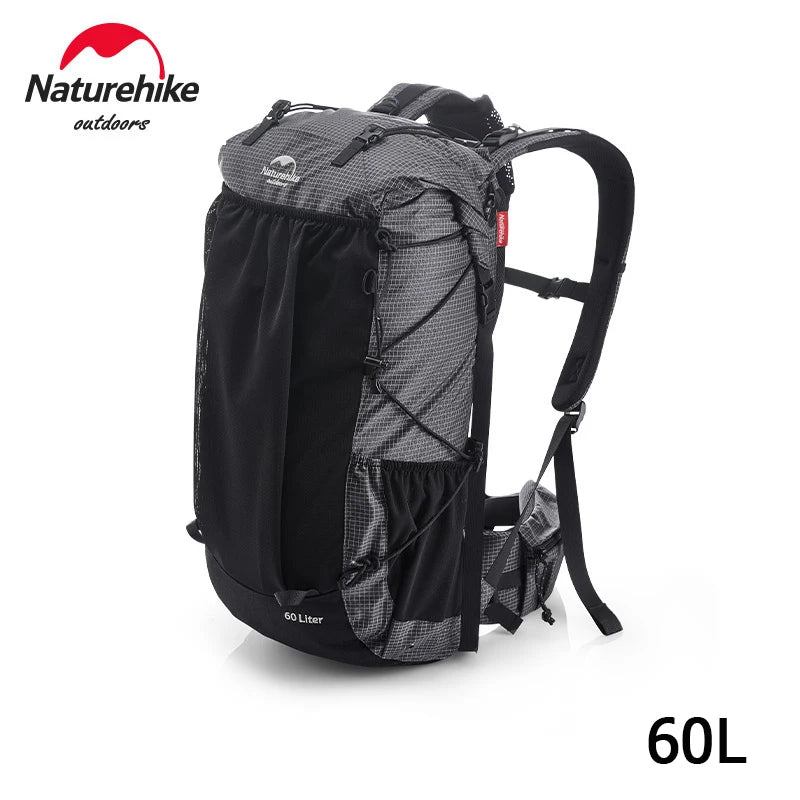 Naturehike Men's Backpack 40L Climbing Backpack Travel Shoulder Bag Fishing Trekking Rucksack Camping Hiking Backpack with cover