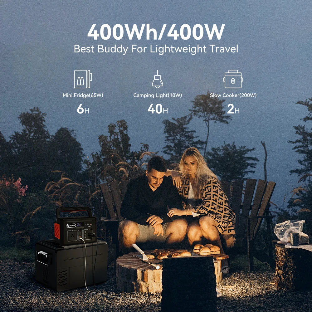 400W Power Storage Camping Battery All in One Charger Batterie Solaire Solargenerator Back up Backup Portable Solar Generator