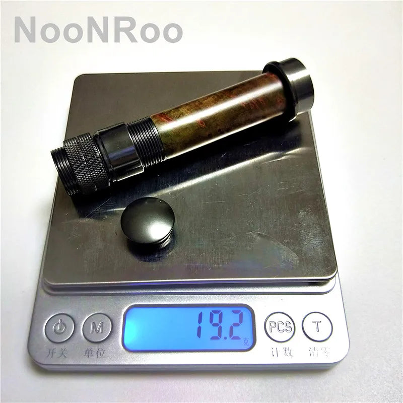 NooNRoo Wood Fly Rod Reel Seat, Fishing Rod Repair Reel Seat -Rod Building Components, DIY, 19.2g