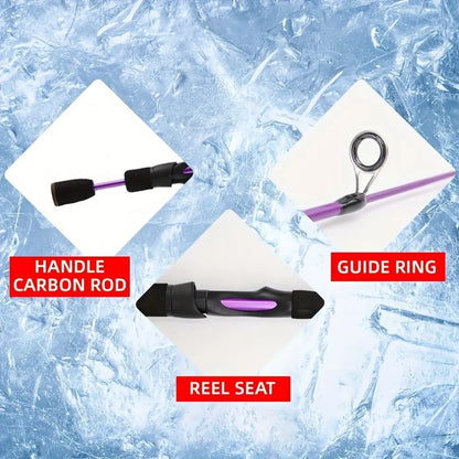Topline Tackle High Quality Travel Fishing Pole Made in China Best Ice Fishing Rod Combo
