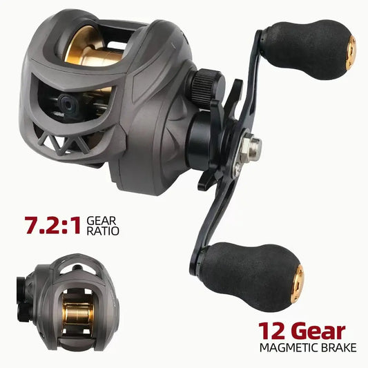 ROOBLINOS AK-2000 Fishing Reel Baitcasting Reel High Speed Lure Fishing