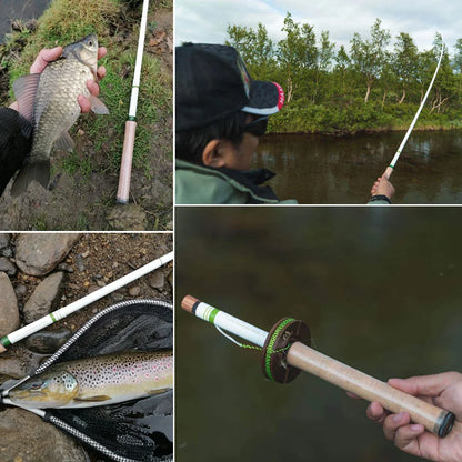Maximumctach 8-12ft Mini Tenkara Fly Fishing Rod 6:4 7:3 Action 9/15/16Sec Telescoping Tenkara Fly Rod