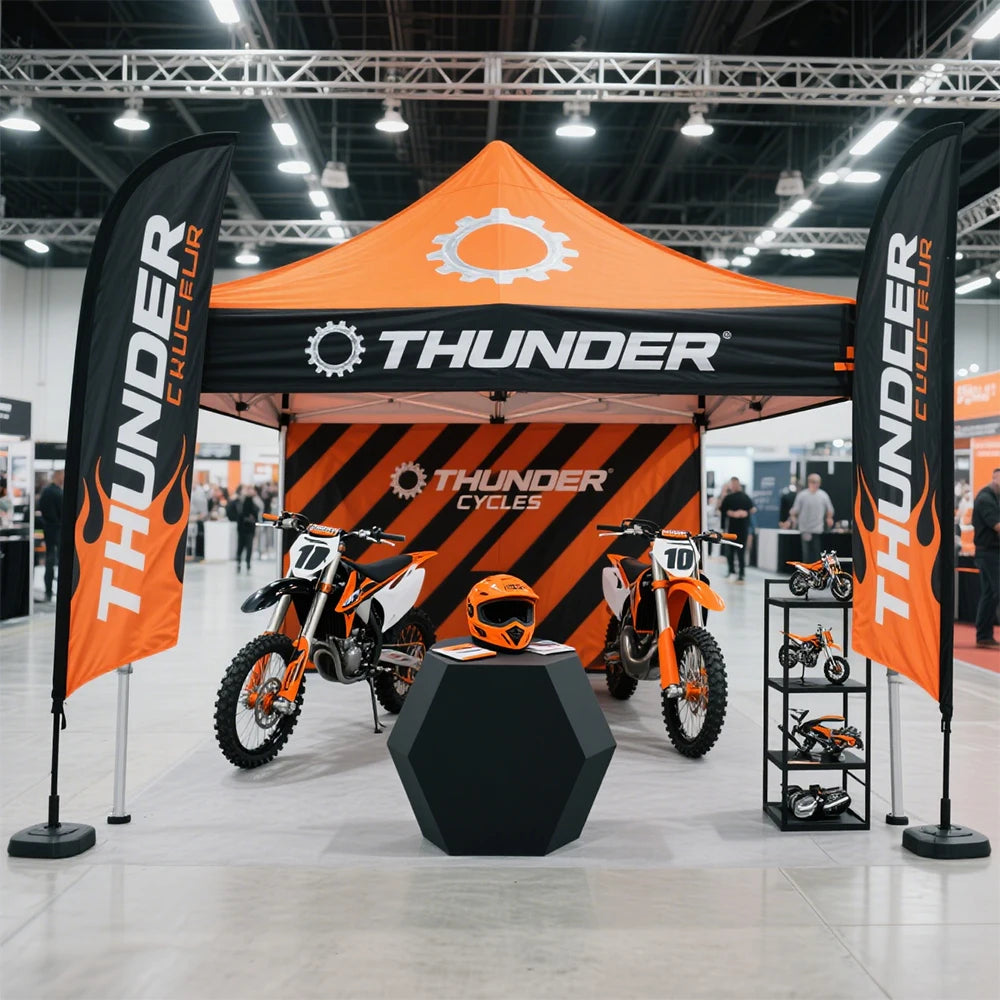 Custom Outdoor Square Tent 10x10 Waterproof Advertising Tent with Logo Printing Ideal for Trade Shows and Camping Events