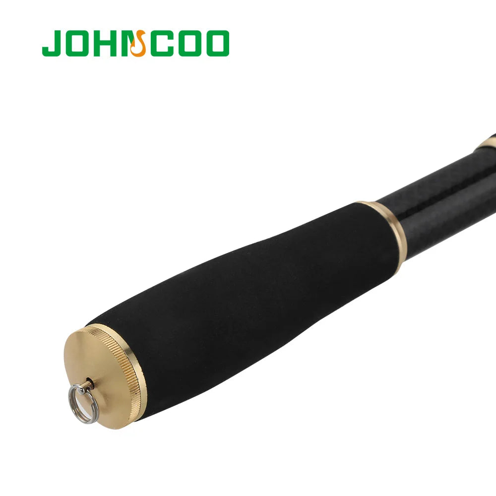 Super Strong Saltwater Telescopic Fishing Rod 1.8 2.1 2.4 2.7 Spinning Rod Fiber Fishing Pole Travel Rod