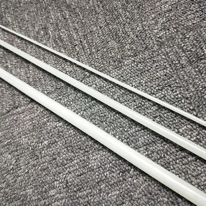 Fiberglass  Fly Rod Blank Transparent White And Blue Color Rod Building DIY Private Custom Material NooNRoo