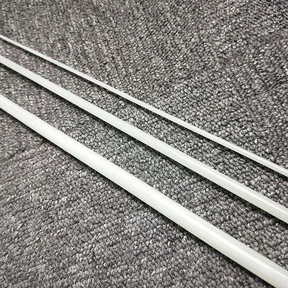 Fiberglass  Fly Rod Blank Transparent White And Blue Color Rod Building DIY Private Custom Material NooNRoo