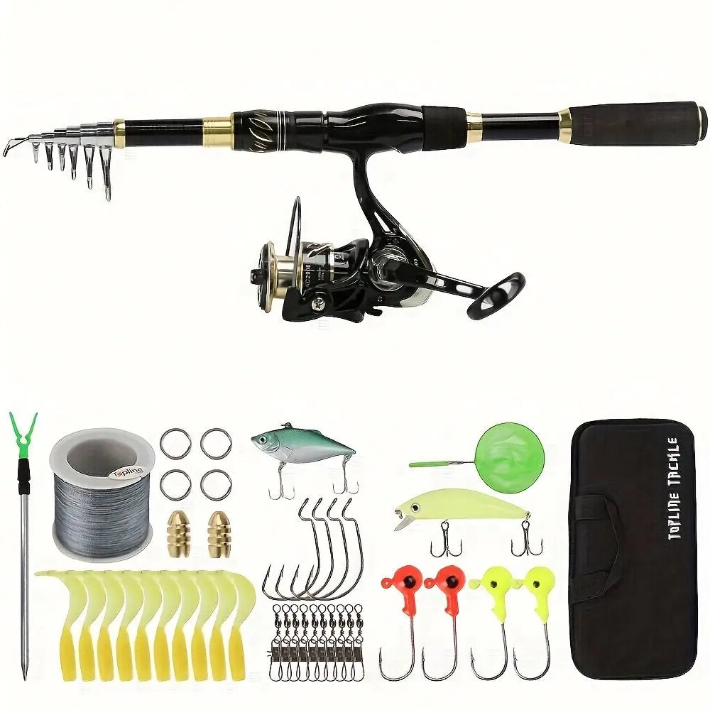 Good Quality Two Section Fishing Rod With Great Price Flexible Ice Fishing Rod and Reel Set