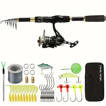 Good Quality Two Section Fishing Rod With Great Price Flexible Ice Fishing Rod and Reel Set