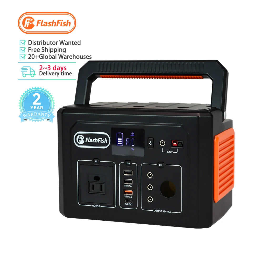 400W Power Storage Camping Battery All in One Charger Batterie Solaire Solargenerator Back up Backup Portable Solar Generator