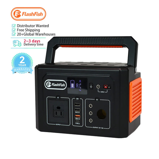 400W Power Storage Camping Battery All in One Charger Batterie Solaire Solargenerator Back up Backup Portable Solar Generator